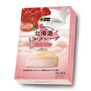 Hokkaido Mille Crepe Strawberry cake baking tools pastry mixes