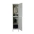 Import Home Furniture modern Design two doors wardrobe steel cabinet clothes locker metal closet wardrobe from China