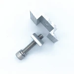 Home Power Solar System Roof Mount Bracket Clamp Panel Fixed Mid Clamp