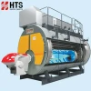 Horizontal type CWNS OIL GAS fired condenser industrial gas burner350kw 500kw 700kw 2100kw water tube hot water boiler for hotel