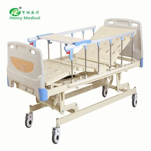 Hospital furniture Medical beds 3 cranks manual hospital beds for patient