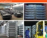 Hot recycle collapsible stillage cages galvanized metal wire mesh storage bins factory warehouse used storage cages with wheels
