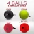 Import Hot Sale 4 Different Level Boxing Punching Ball Set for Reaction Speed and Hand Eye Coordination Training Reflex Bag Alternative from China