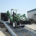 hot sale 50hp mini farm tractor machine with 4 in 1 front end loader, backhoe and other implements