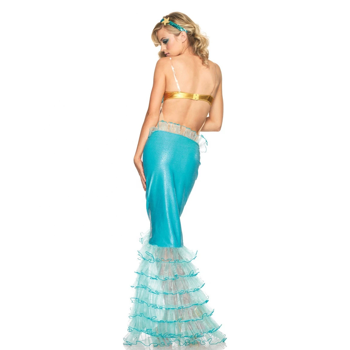 Hot Sale Adult Mermaid Cosplay Costumes Bulk Halloween Party Sexy Women Fancy Dress Costume