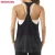 Import Hot Sale Breathable Perforated Mesh Panel Racer Back Women Tank Top from China