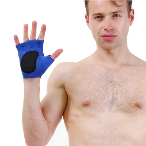 Hot sale custom weight lifting hand gloves fingerless gloves