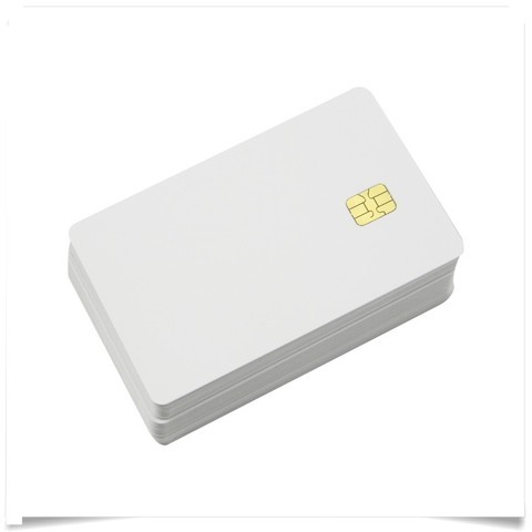 Hot sale Custom white blank plastic pvc id cards with chip for printer