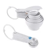 Hot sale eco-friendly plastic  measuring spoons measuring cup set with egg separator
