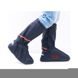Hot Sale New Type Thick Sole Protective Polyester Waterproof Shoe Covers