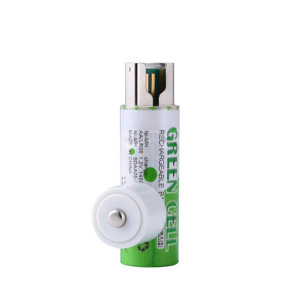 Hot Sale Superior AA 1.2v USB Rechargeable  Nickel Metal Hydride Battery Durable in Use