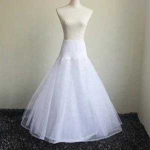Hot sale top quality under wear underskirt puffy with 3 hoops ball gown Wedding dress crinoline petticoat