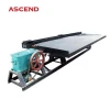 Hot sale wet shaker table and shaking table machine for lead and zinc, gold and chrome ore