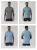 Import Hot sale wholesale Denim Orchid 100% Polyester / 140g Two Colors Short Sleeve O-neck T-shirt from China