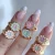 Import Hot Sale Women Hearts Rings Tai Chi Pattern Finger Ring Fashion Yin Yang Flower Shape Ring from China