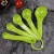Import Hot Sales 5 Pcs Colorful Plastic Kitchen Measurement Spoon Sets from China