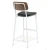 Import Hot Sell metal bar Stool, Kitchen Counter Bar Stool with Wooden/Upholstered Seat High Back 75cm from China