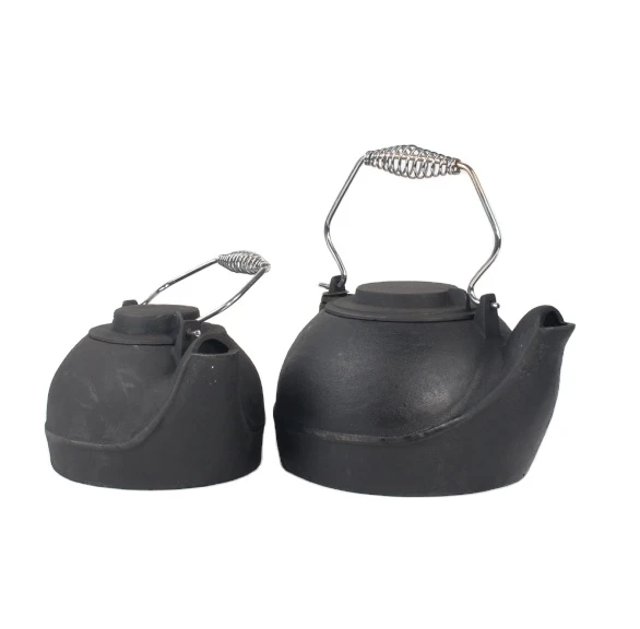 Hot selling good quality metal cast iron oil tea milk pot for cookware sets