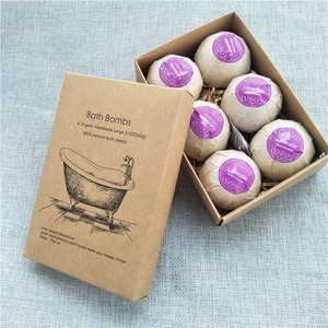 Hot selling natural organic wholesale lavender bath bombs for kids