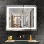 hotel bathroom led lighted makeup bath mirror