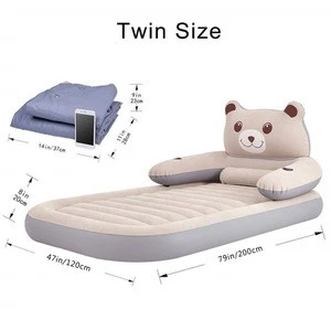 Hotsale Twin Size  Air Mattress Inflatable Toddler Travel Bed For Kids