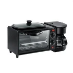 household 3in1 Coffee oven omelette toaster Mini oven Multifunctional Breakfast maker