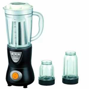 Household appliance 1L hot selling 3 in 1 electric unbreakable PC blender with filter