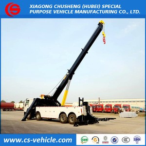 HOWO Rotator road Wrecker 30tons 50 ton Cheap Tow Truck Road Recovery Truck for sale