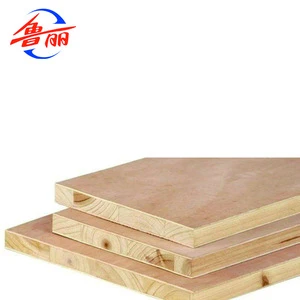 HPL or Melamine paper faced Block board for furniture