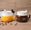 HT300019  Lovely Cat and fish Handle Mugs Cup Creative Ceramic Coffee Tea Milk Drinkware