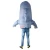 Import HUAYU Half Body Halloween Inflatable T-rex Costume Carnival Party Inflatable Shark Animal Cosplay Costume Mascot Blow Up Suit from China