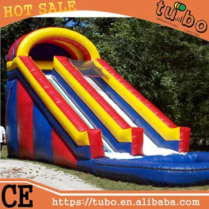huge inflatable dolphins slide/Dolphin Inflatable slip Slide for sale