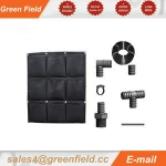 Hydroponic drip irrigation system flower planter