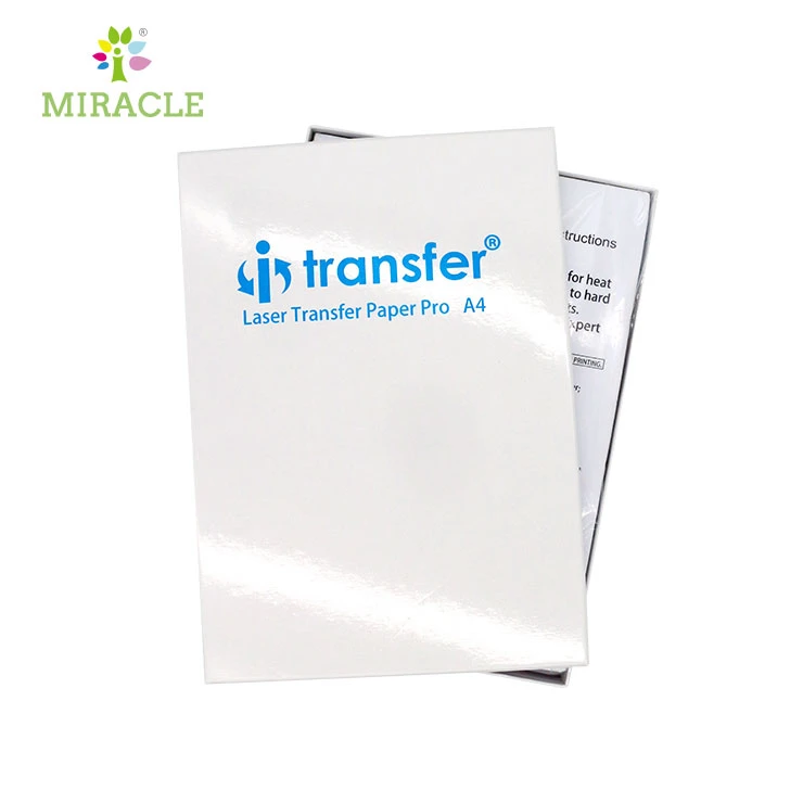 i-transfer A4 Cotton Paper dark no cut self weeding transfer paper for cotton textiles
