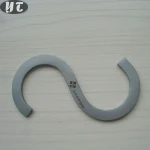 I23 garment accessory S shape metal hook for trousers display