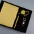 Import In stock Low Moq Yellow Promotional Office Gift set with logo printing from China