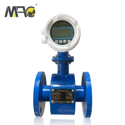 Industrial Chemical Wastewater Magnetic Sewage Flow Meter Liquid Control Digital Water Electromagnetic Flowmeter