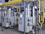 Industrial Non-Fired Gas Boiler Un-2-10 Heating Capacity 1000 Kw With Low Emissions To Air & Reduced Fuel Consumption