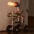 Import Industrial Retro Plumbing Robot Table Lamp Fixture in Silver Finish from China