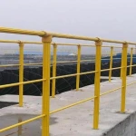 Industrial Use Fiberglass / FRP Stair Rail