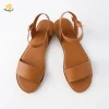 Infinite Stroll Girl L181223 High Quality Comfortable Square Toe Shoes Custom Flat Sandals Women 2019
