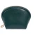 Import Ins Simple Style PU Leather Dark Green Portable Coin Purse Lipstick Cosmetic Bag Women Lady Girls Travel Daily Beauty Makeup Bag from China