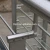 Import Inside concrete embedded column with glass clamps build metal stairs from China