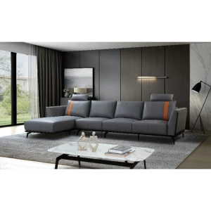 Italian Design Modern Couch Leather Material 3 4  Seater Sofa Chesterfield Living Room Furniture