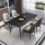 Import Italian simple style dining table and chair combination modern nordic light luxury marble household dining table from China