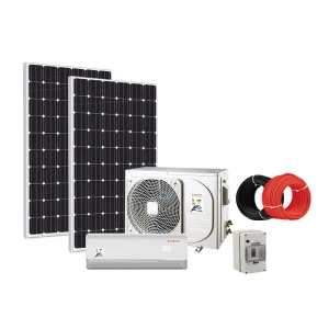 JNTECH Hybrid solar powered AC+DC easy installation Solar Air Conditioner