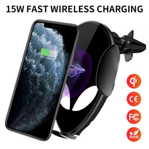 KEKEEN Innovative Products 2021 Car Holder Wireless Charger 15W qi CE FCC For Smart Phone Universal Car Wireless Charger