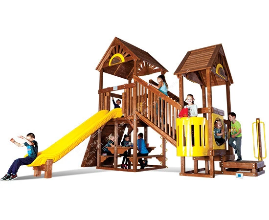Kindergarten Indoor Playground Equipment Plastic Slide And Swing Set Kids Play Equipment