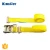 Import KingRoy 2inch 4000lbs  polyester e track easy release ATV tie down motorcycle tie down ratchet strap from China