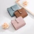 Import Korean fashion Soft face pu coin purse Ladies short wallet wholesale direct selling from China